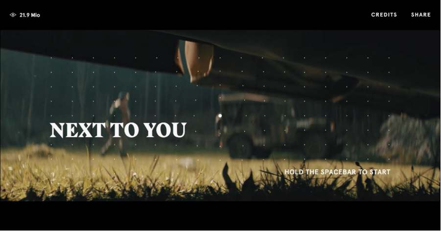 An Deiner Seite - Interactive Website Examples