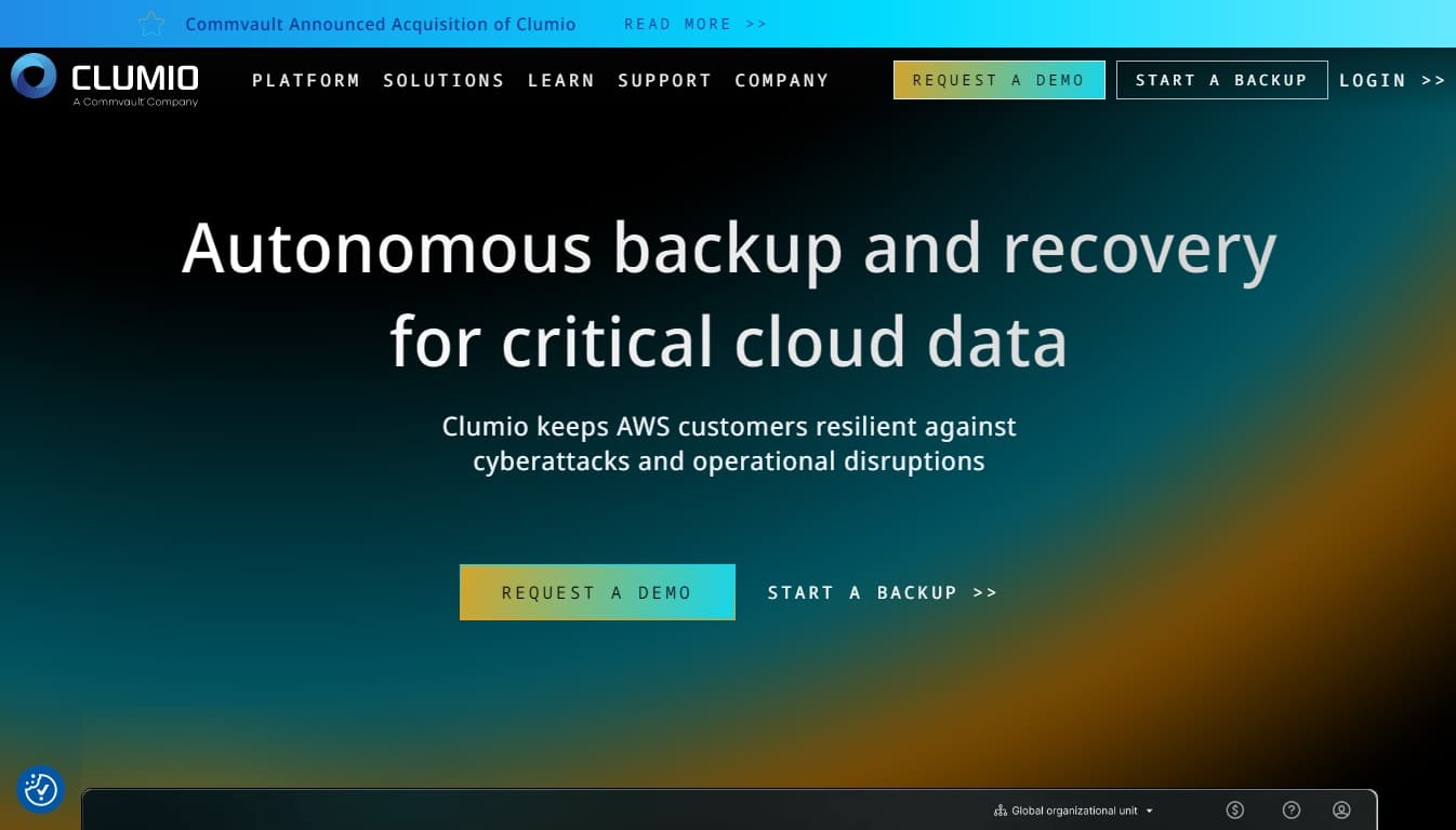 Best Landing Pages_Clumio