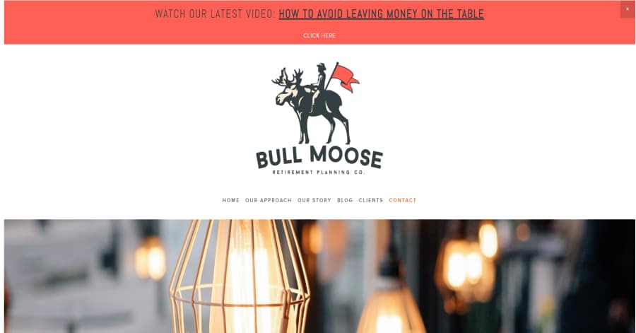 Bull Moose - Advisor Website Design