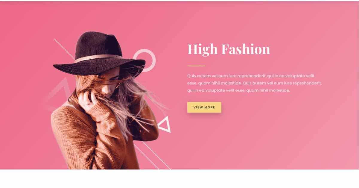 Fashion Template Website Fashion Template Website