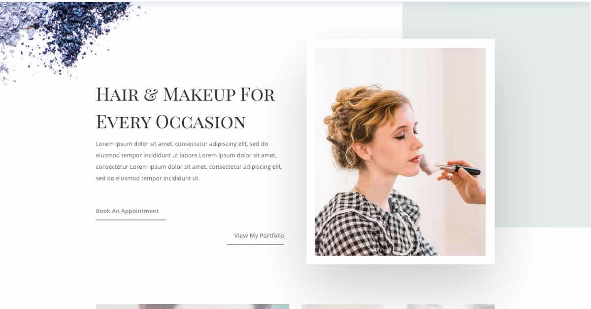 Makeup Artist Template Website Makeup Artist Template Website