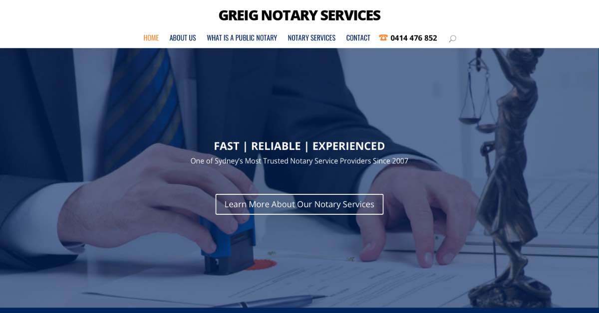 Greig Website Design