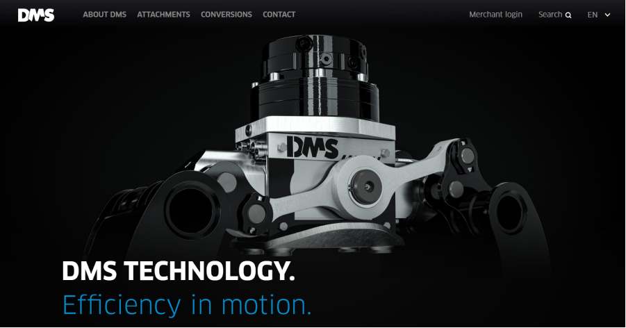 DMS Technology - Black Website Example