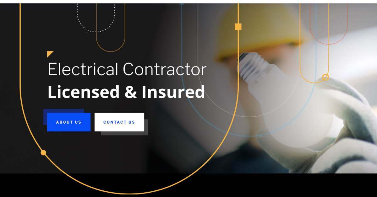 Electrician Website Template Electrician Website Template