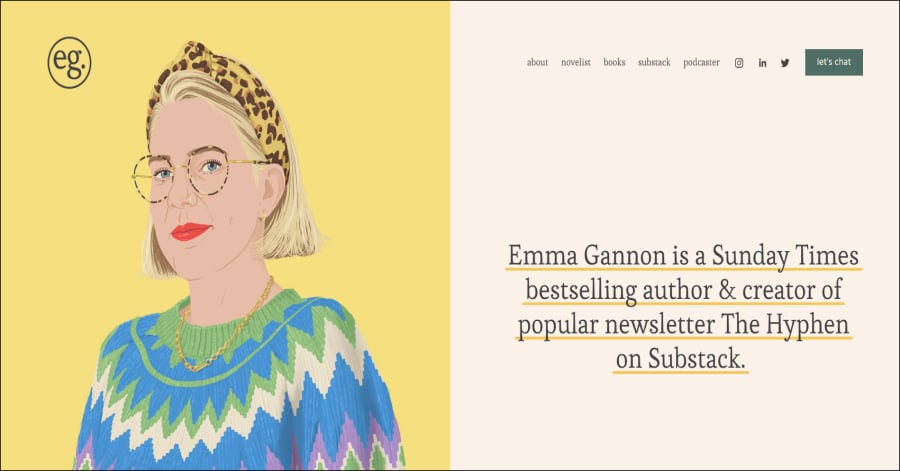 Emma Gannon - Copywriter Website
