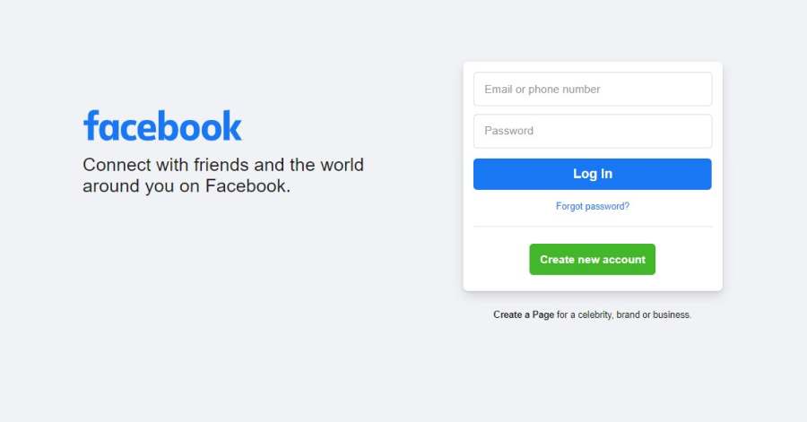 Facebook - Dynamic Website Examples