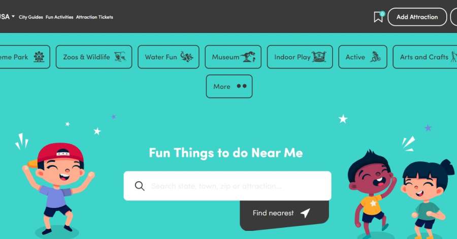 Family Days Out - Family Website Examples