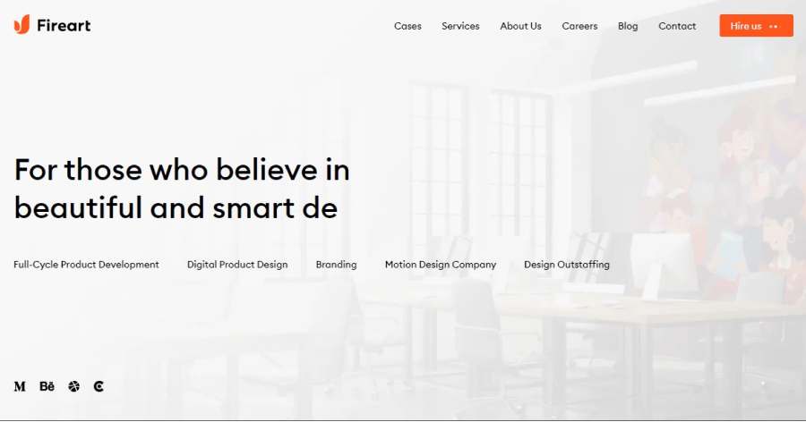 Fireart - Drop Servicing Website Examples