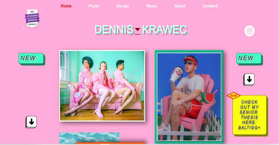 Dennis Krawec - Pink Web Design