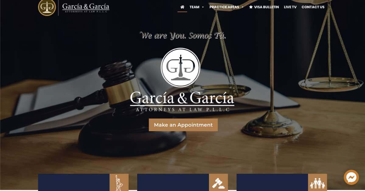 Garcia Garcia Law Firm Website Example