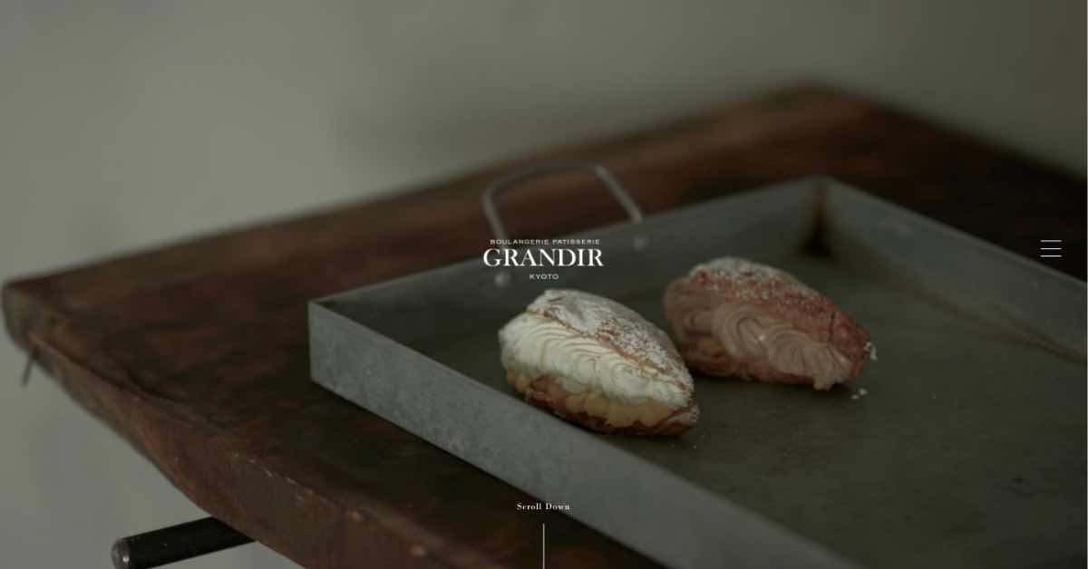 Grandir Bakery Website Example