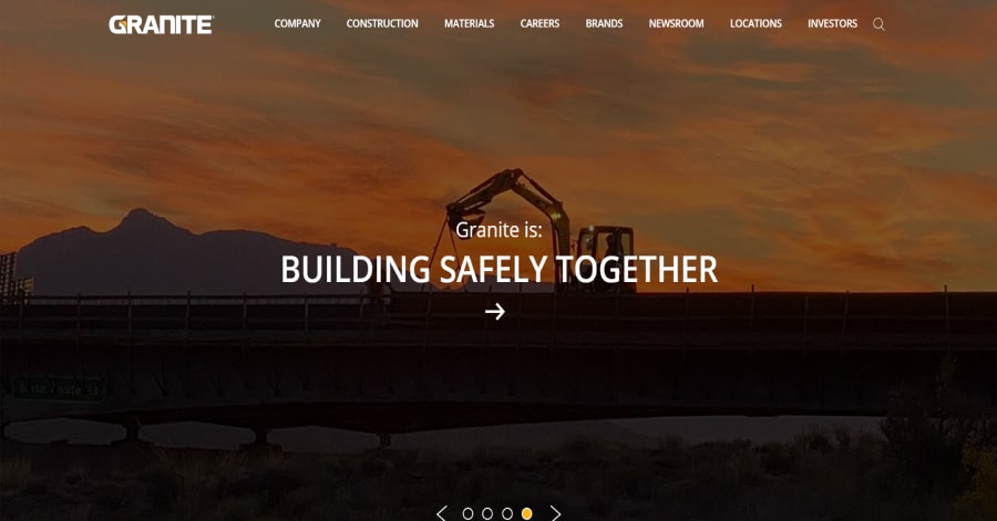 Granite - Construction Website Design