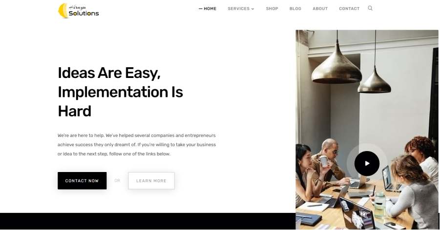Hiraya Solutions WP Bakery Website Example