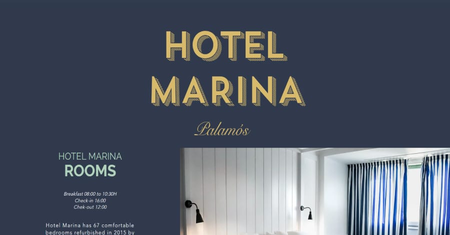 Hotel Marina - Wix Hotel Website