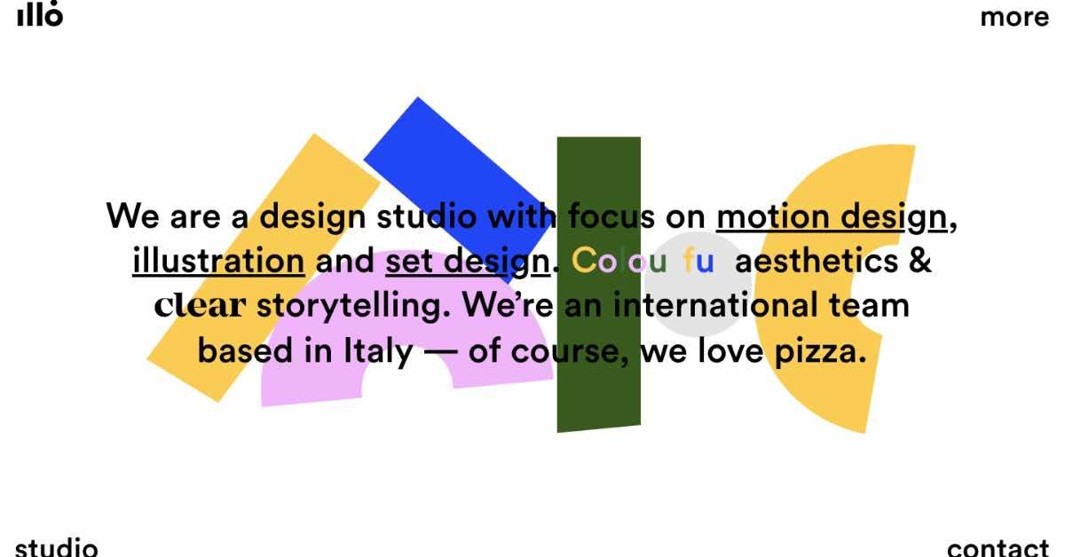 Illo Portfolio Website Example