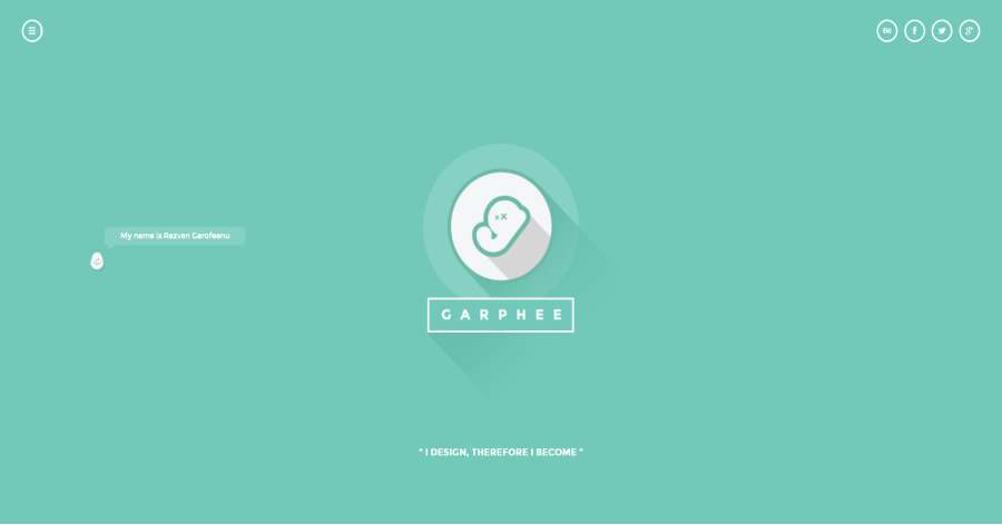 Razvan Garofeanu - Graphic Design Website Example