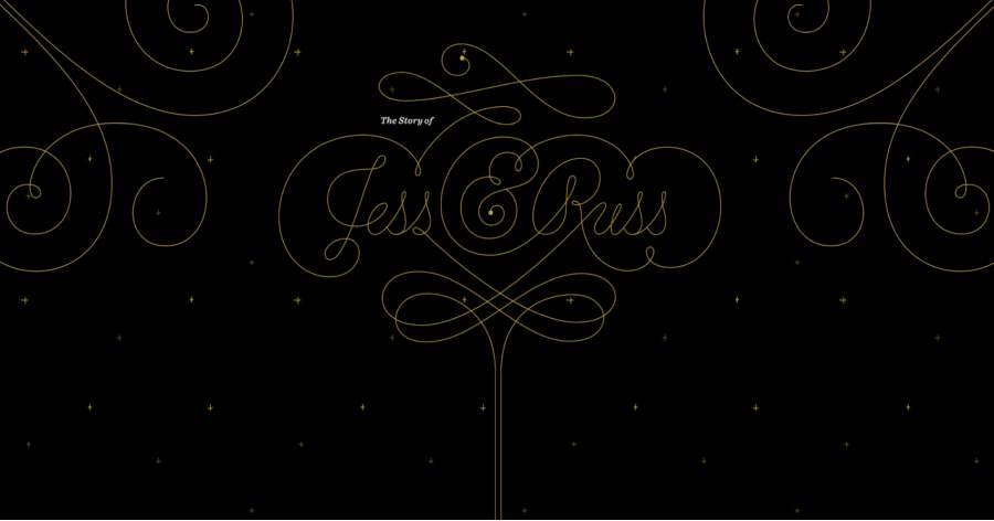 Jess & Russ - Dark Website Example