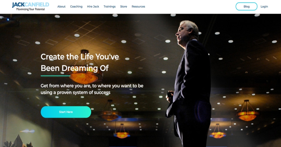 Jack Canfield - Life Coach Websites Best Life Coach Websites 2024_Jack Canfield