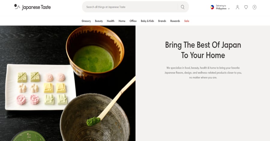 Japanese Taste - Japanese Web Design japanese taste - japanese website example