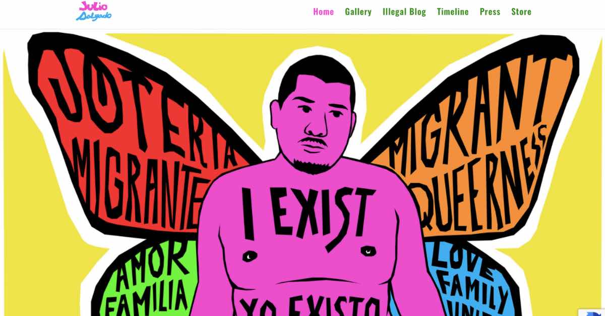 Julio Artist Website Example