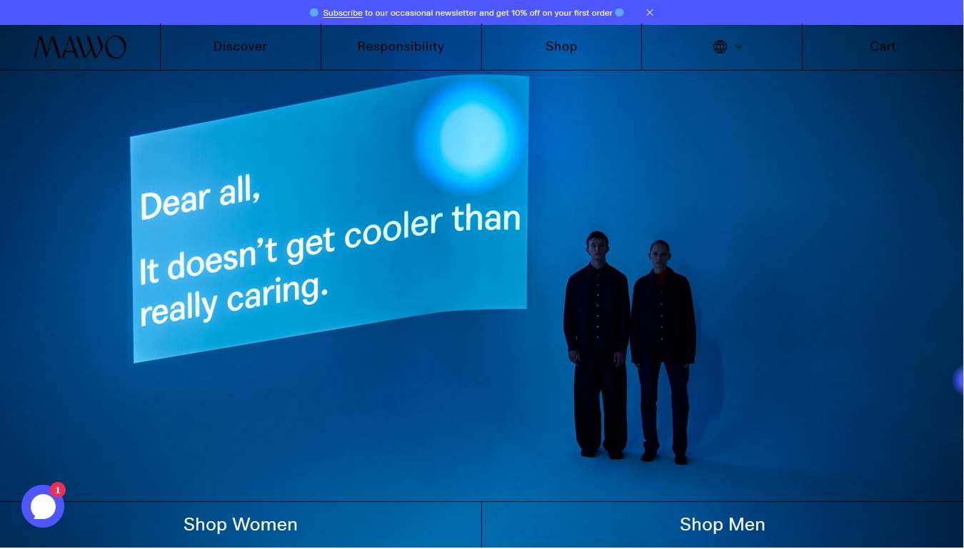 MAWO - Flat Website Example