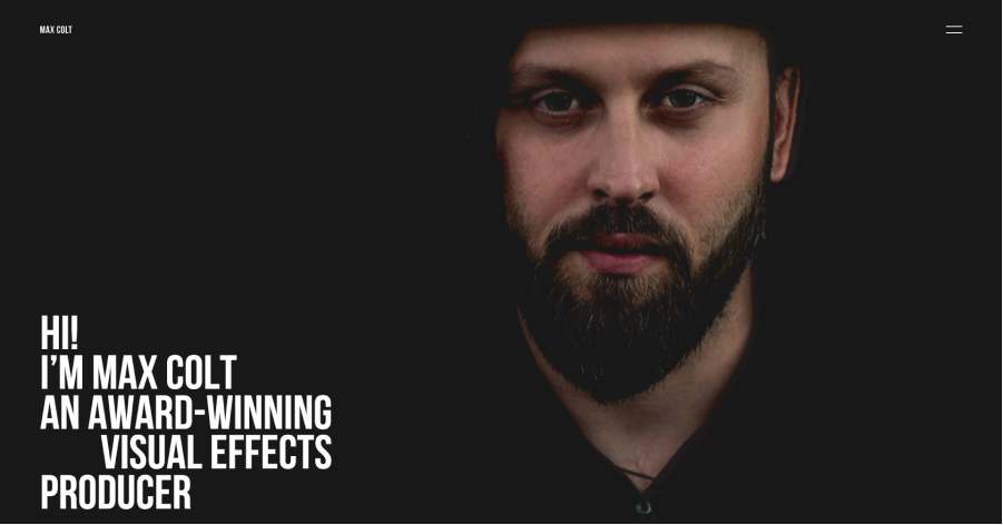 Max Colt - Homepage Website Example