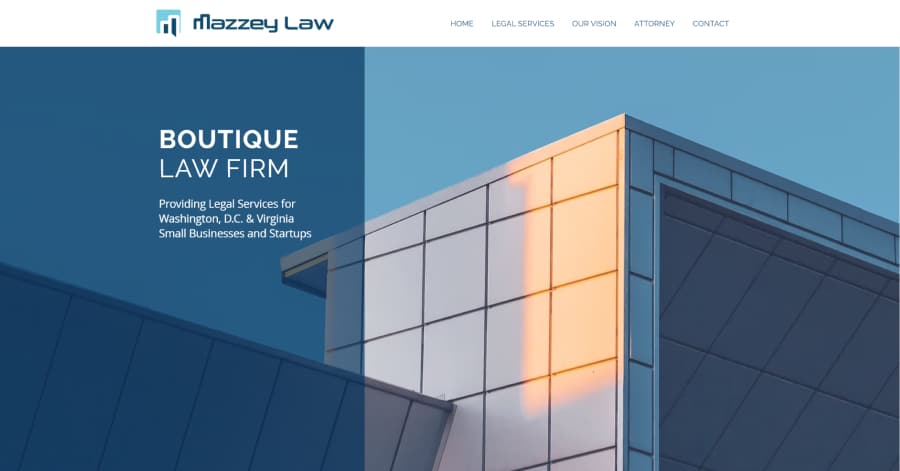 Mazzey Law - Wix Law Firm Websites