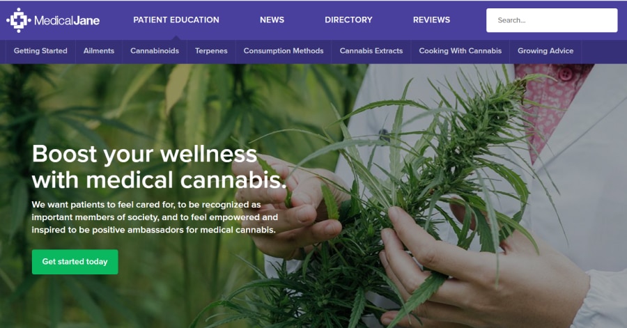 Medical Jane - Cannabis Web Design