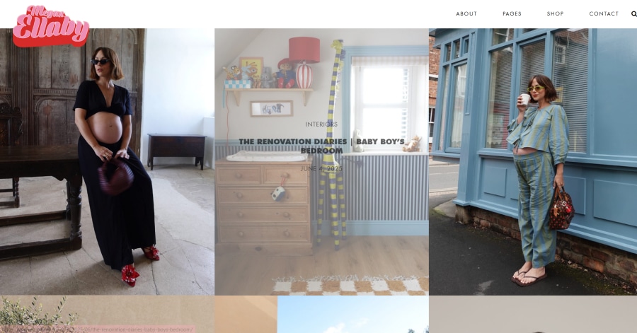 Megan Ellaby - Model Webites Megan Ellaby - Model Website Example