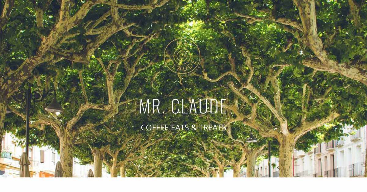 Mr Claude Coffee Website Example