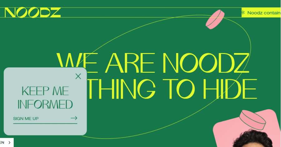 Noodz - Lifestyle Website Examples