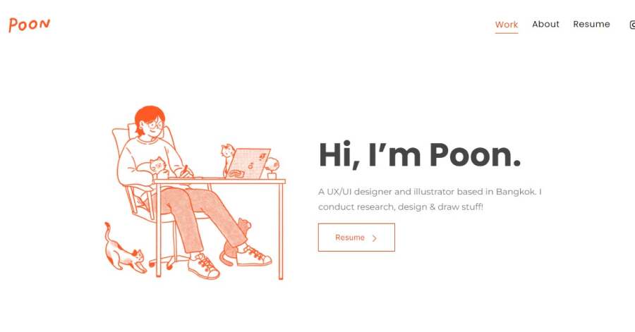 Poon - Niche Website Examples