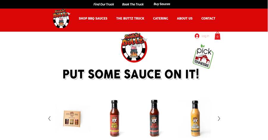 Smokin’ Buttz - Menu Website Design
