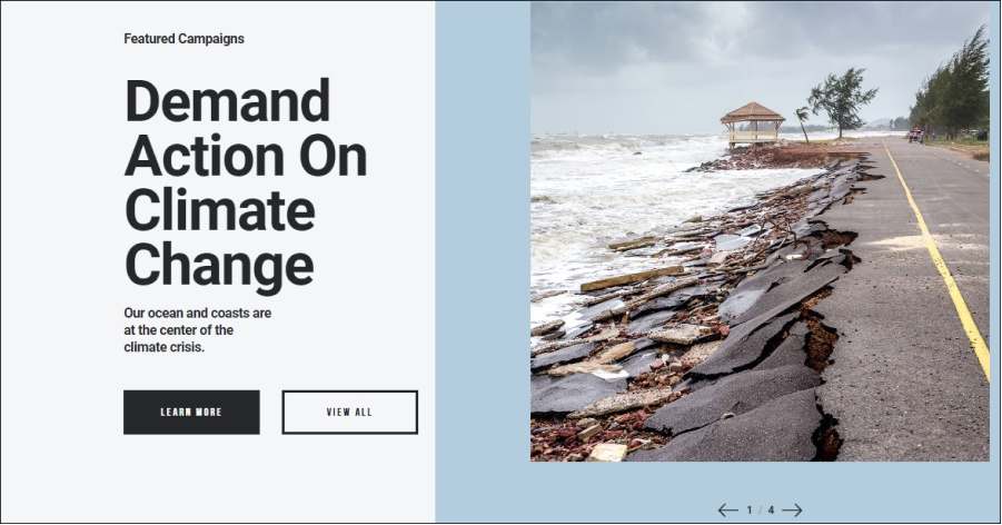 Surfrider Foundation - Website Slideshow Examples