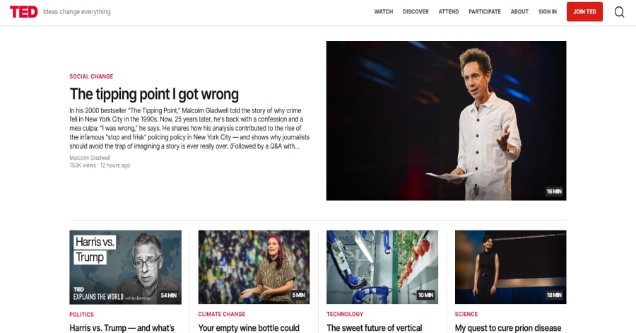 Netflix - Carousel Website Examples