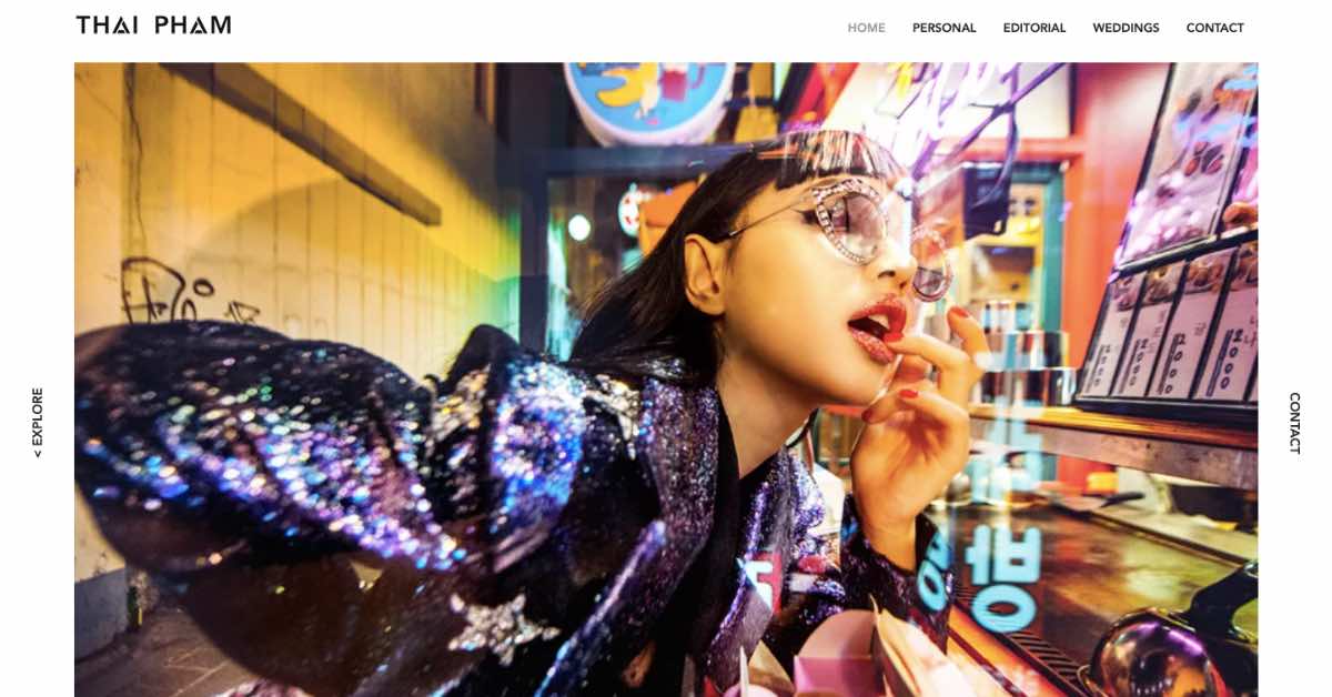 Thai Pham Portfolio Website Example