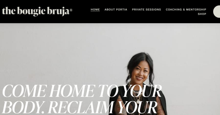 The Bougie Bruja - Squarespace Blog Websites