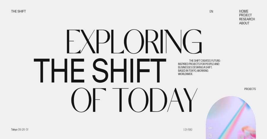 The Shift - Japanese Web Design