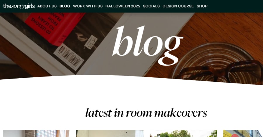 TheSorryGirls - Squarespace Blog Websites