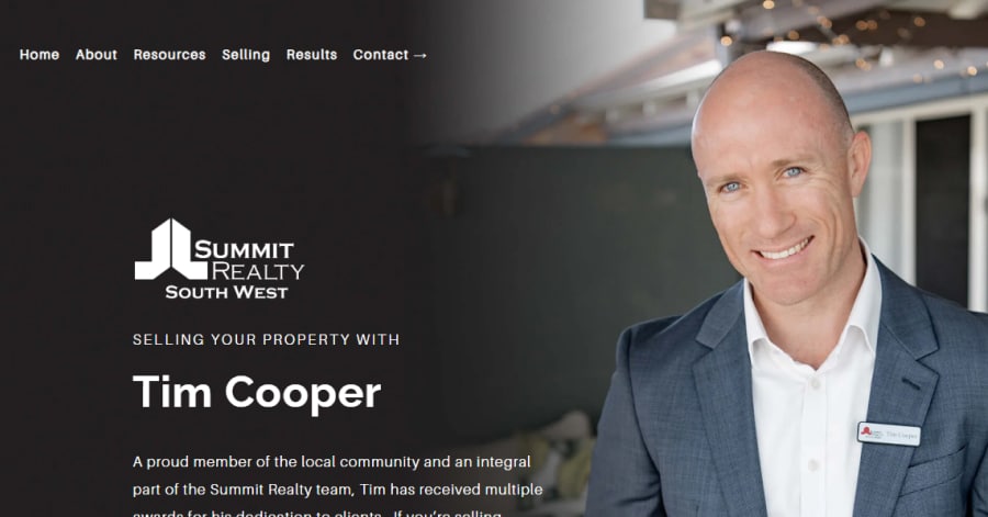 Tim Cooper - Squarespace Real Estate Websites