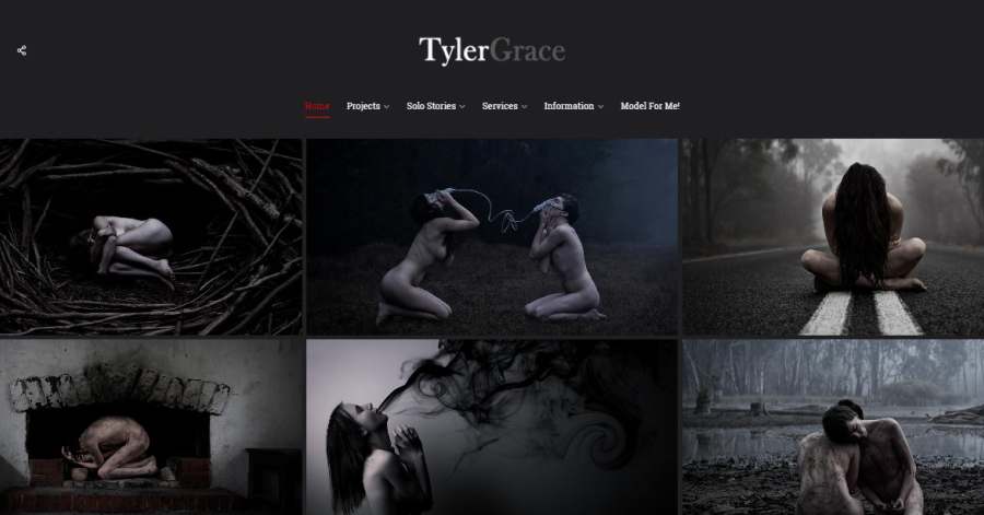 Tyler Grace - Dark Website Examples