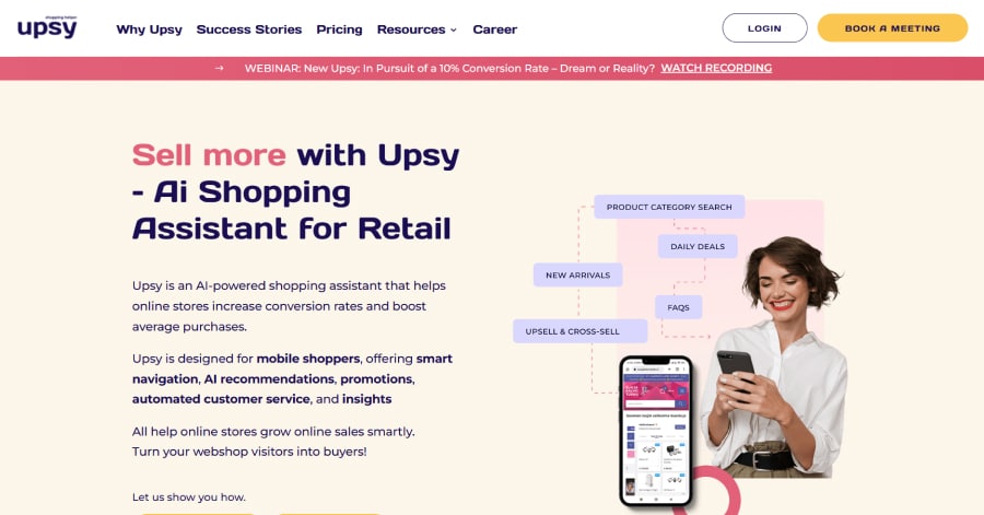 Upsy Personal Shopping Assistant Websites