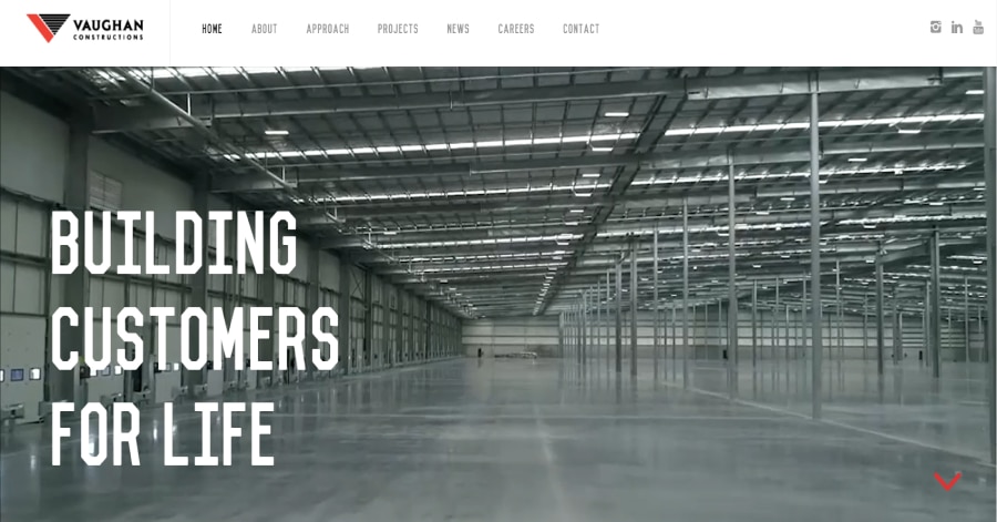 Vaughan - Construction Website Design