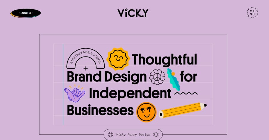 Vicky Perry Design - Squarespace Portfolio Websites